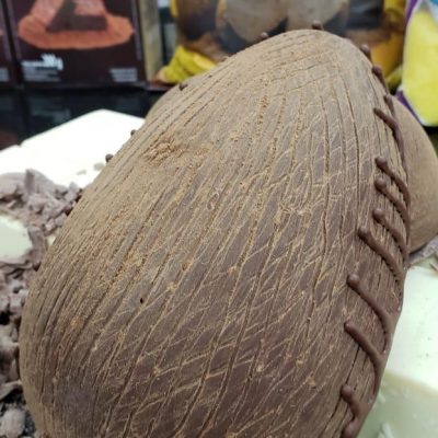 Ovo Rústico Recheado de Caramelo Crocante