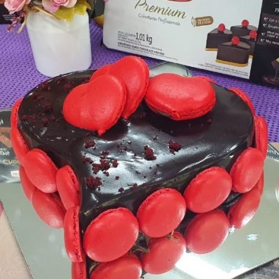 Torta Coração Red Velvet