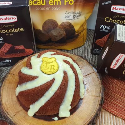 Bolo da Vovó com Brigadeiro de Banana