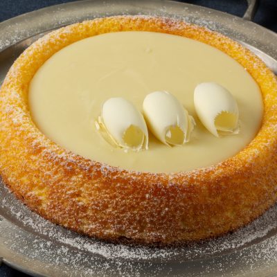 Balarine de Fubá Cremoso com Chocolate