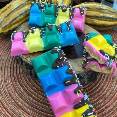 Barrinha Recheada de Caramelo