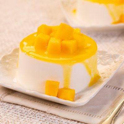 Panacota com Coulis de Manga