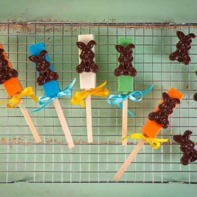 Pirulito Recheado de Páscoa