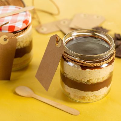 Bolo no Pote Paçoca