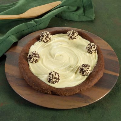 Pizza de Chocolate com Recheio Branco