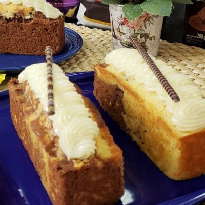 Bolo Mármore Com Creme De Limão