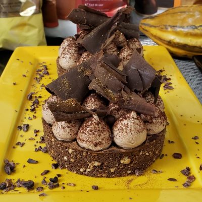 Torta Mousse de Chocolate com Café