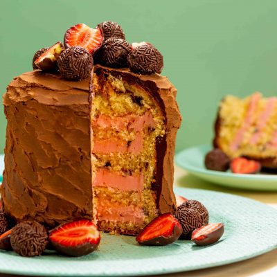 Panetone Trufado de Morango