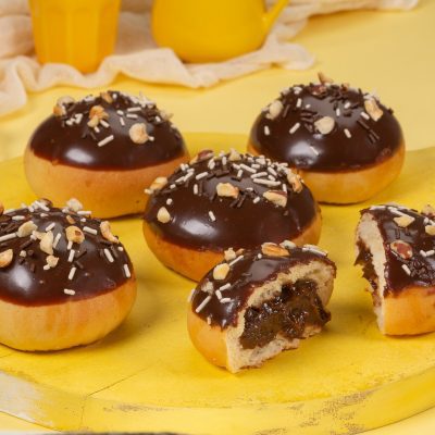 Pãozinho Recheado de Avelã