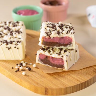 Barra Duo de Brigadeiro com Frutas Vermelhas