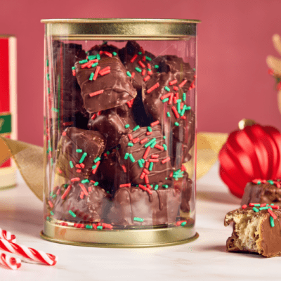 Bites de Panetone com Gotas de Chocolate
