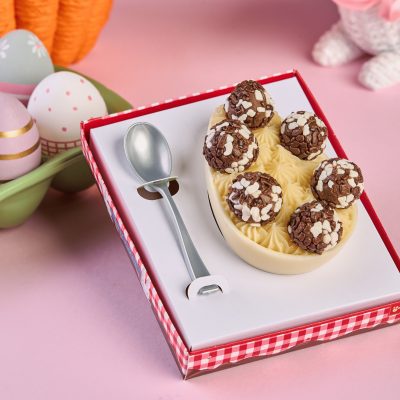 Ovo de Colher Flocos Mesclado