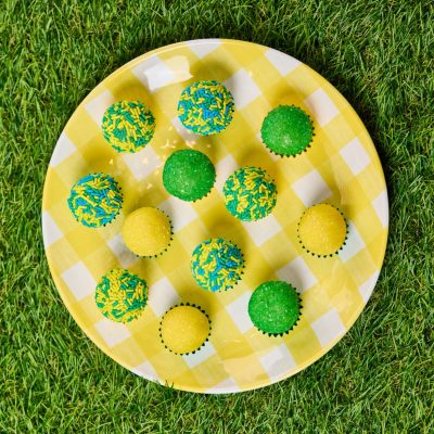 Brigadeiro Verde e Amarelo